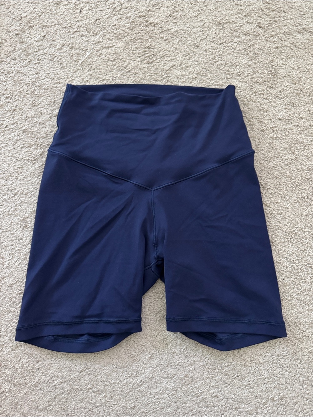OFFLINE XTRA High-Waist Navy Bike Shorts